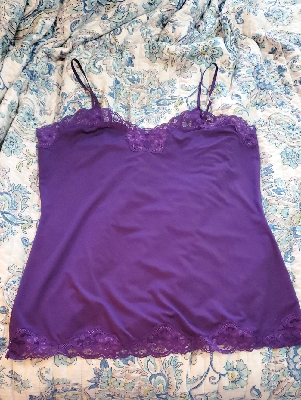 Ricki's Purple Lace Trim Camisole